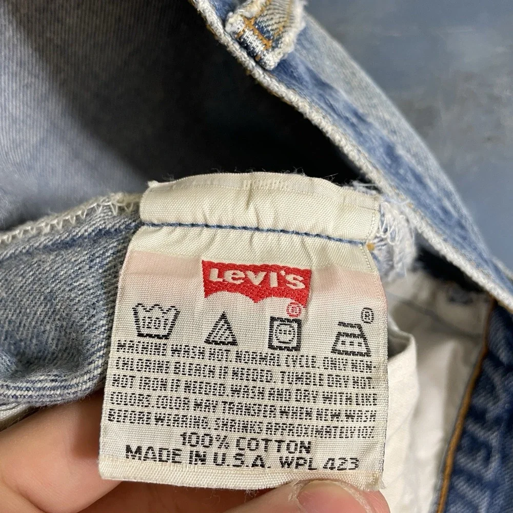 Vtg Levis 501xx Jeans Mens 40x36 (fit 40x33) Distressed 501-0000 USA Thrashed